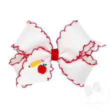 Load image into Gallery viewer, Assorted Medium Grosgrain Moonstitch Bows with Embroidery