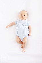 Load image into Gallery viewer, Short Sleeve Banbury Bubble Buckhead Blue & Worth Avenue White