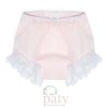 Load image into Gallery viewer, Light Pink Eyelet Diaper Cover
