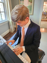 Load image into Gallery viewer, Sunset Stripe Orange and Purple Tween Adult Necktie