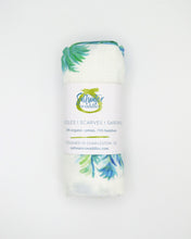 Load image into Gallery viewer, Blue Palmetto Swaddle