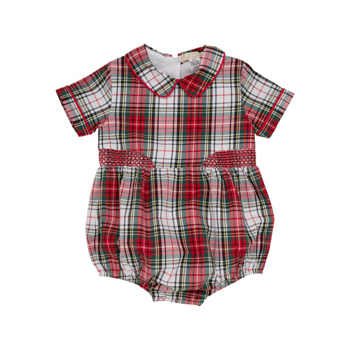 Brently Bubble Broadcloth Keene Place Plaid/Richmond Red