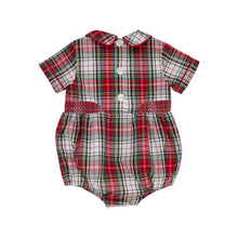 Load image into Gallery viewer, Brently Bubble Broadcloth Keene Place Plaid/Richmond Red