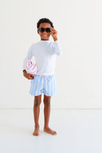 Load image into Gallery viewer, Walker's Wave Spotter Swim Shirt UPF Worth Avenue White