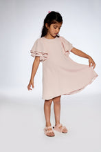 Load image into Gallery viewer, Seersucker Dress Blush Pink