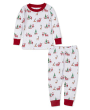 Load image into Gallery viewer, Santa's Sleigh Print Snug Pajama Set
