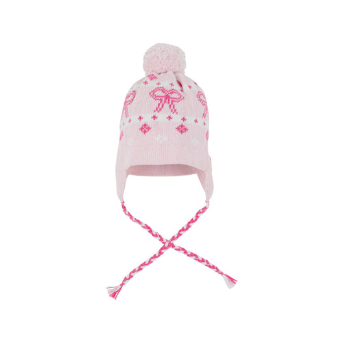 Parrish Pom Pom Hat Palm Beach Pink with Hamptons Hot Pink