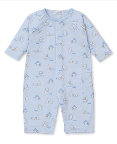 Blue Pups In Action Playsuit