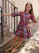 Load image into Gallery viewer, Burgundy Rose Blair Dress