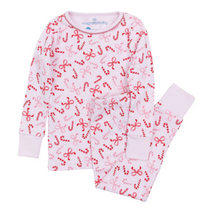 Load image into Gallery viewer, Candy Cane Lane Long Pajamas