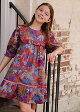 Load image into Gallery viewer, Burgundy Rose Blair Dress