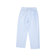 Load image into Gallery viewer, Sheffield Pants Breakers Blue Seersucker with Breakers Blue Stork