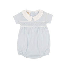 Load image into Gallery viewer, Short Sleeve Banbury Bubble Buckhead Blue & Worth Avenue White