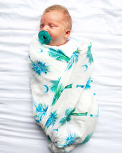 Load image into Gallery viewer, Blue Palmetto Swaddle