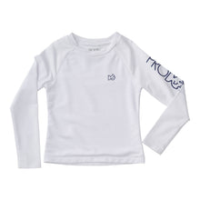 Load image into Gallery viewer, Bright White Reef Rashguard Swim Shirt