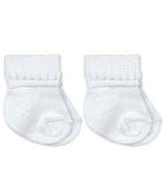 Load image into Gallery viewer, Jefferies White Bubble Booties 2 Pack