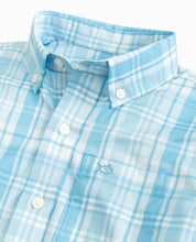 Load image into Gallery viewer, Rain Water Youth Palm Canyon Plaid Long Sleeve Intercoastal Sport Shirt