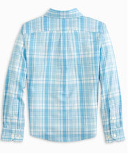Load image into Gallery viewer, Rain Water Youth Palm Canyon Plaid Long Sleeve Intercoastal Sport Shirt