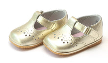 Load image into Gallery viewer, Angel Birdie T-Strap Mary Jane Gold