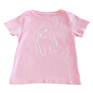 Light Pink Bunny  Tee Shirt