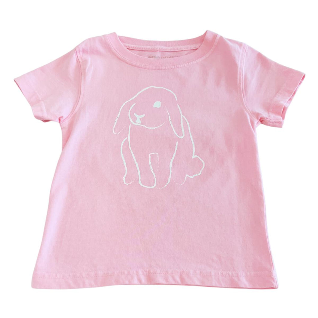 Light Pink Bunny  Tee Shirt