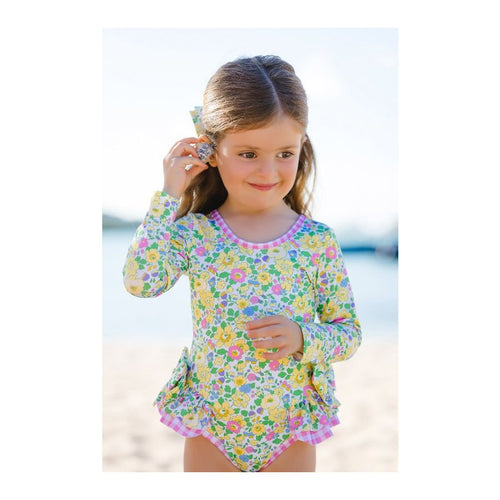 Yellow Betsy Floral Rashguard