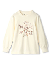 Load image into Gallery viewer, Ivory Snowflake Pull Over Sweater Tunic