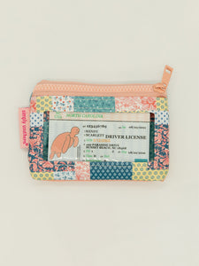 Small Wallet With Quilted Print