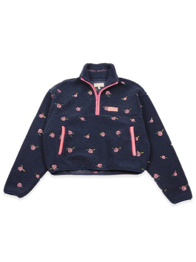 Taylor Youth Pullover Pink Floral