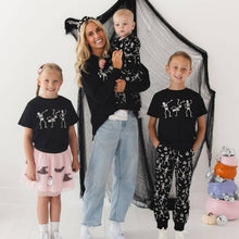 Load image into Gallery viewer, Glow In The Dark Silly Skelly Halloween Short Sleeve T-Shirt