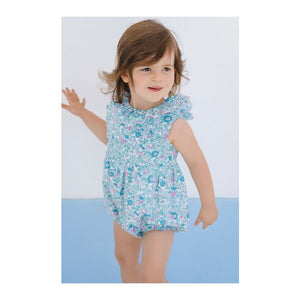 Aqua Betsy Romper