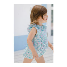 Load image into Gallery viewer, Aqua Betsy Romper