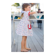 Load image into Gallery viewer, Day at Sea A-Line Dress