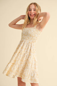 Summer Smocked Tiered Short Dress