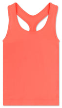 Load image into Gallery viewer, Deep Orange Ribbed Racerback Tank Top