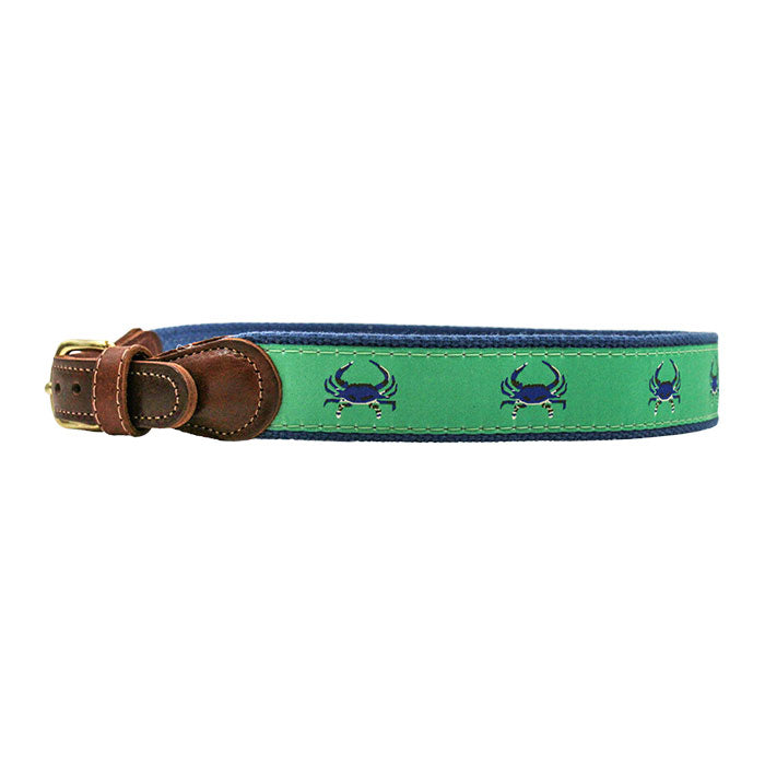 Crab on Green Buddy Belt