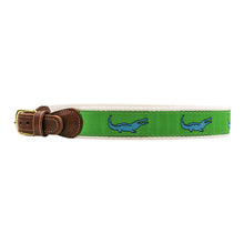 Load image into Gallery viewer, Crocodile on Green Buddy Belt