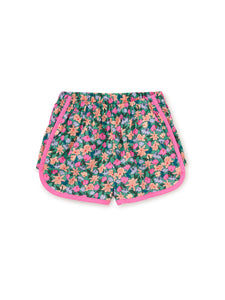 Orchid Ditsy Wooven Dolphin Shorts