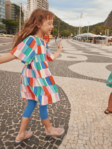 Copacabana Tile Kaftan Dress