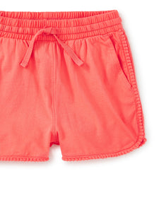 Sunset Pink Pom-Pom Gym Shorts