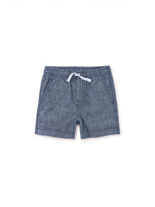 Chambray Sport Shorts Indigo