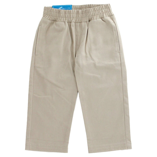 Charlie Pull On Khaki Twill Pants