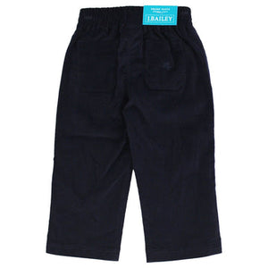 Navy Corduroy Charlie Pull on Pants