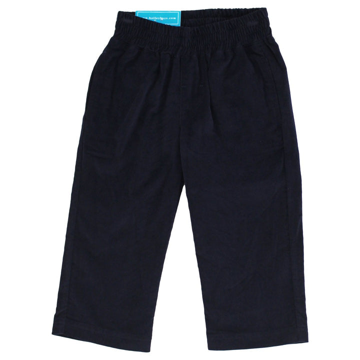 Navy Corduroy Charlie Pull on Pants