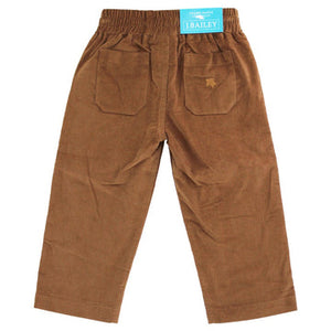 Brown Corduroy Charlie Pull on Pants