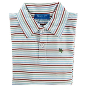 Rust Harry Long Sleeve Performance Polo