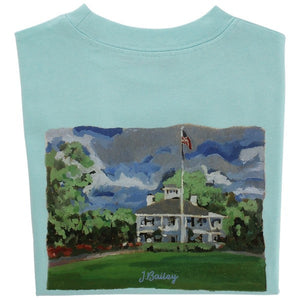 Clubhouse on Mint Logo Tee
