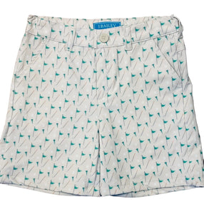 Golf Printed Performance Club Shorts