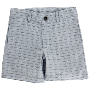 Sharks on Grey Pete Shorts