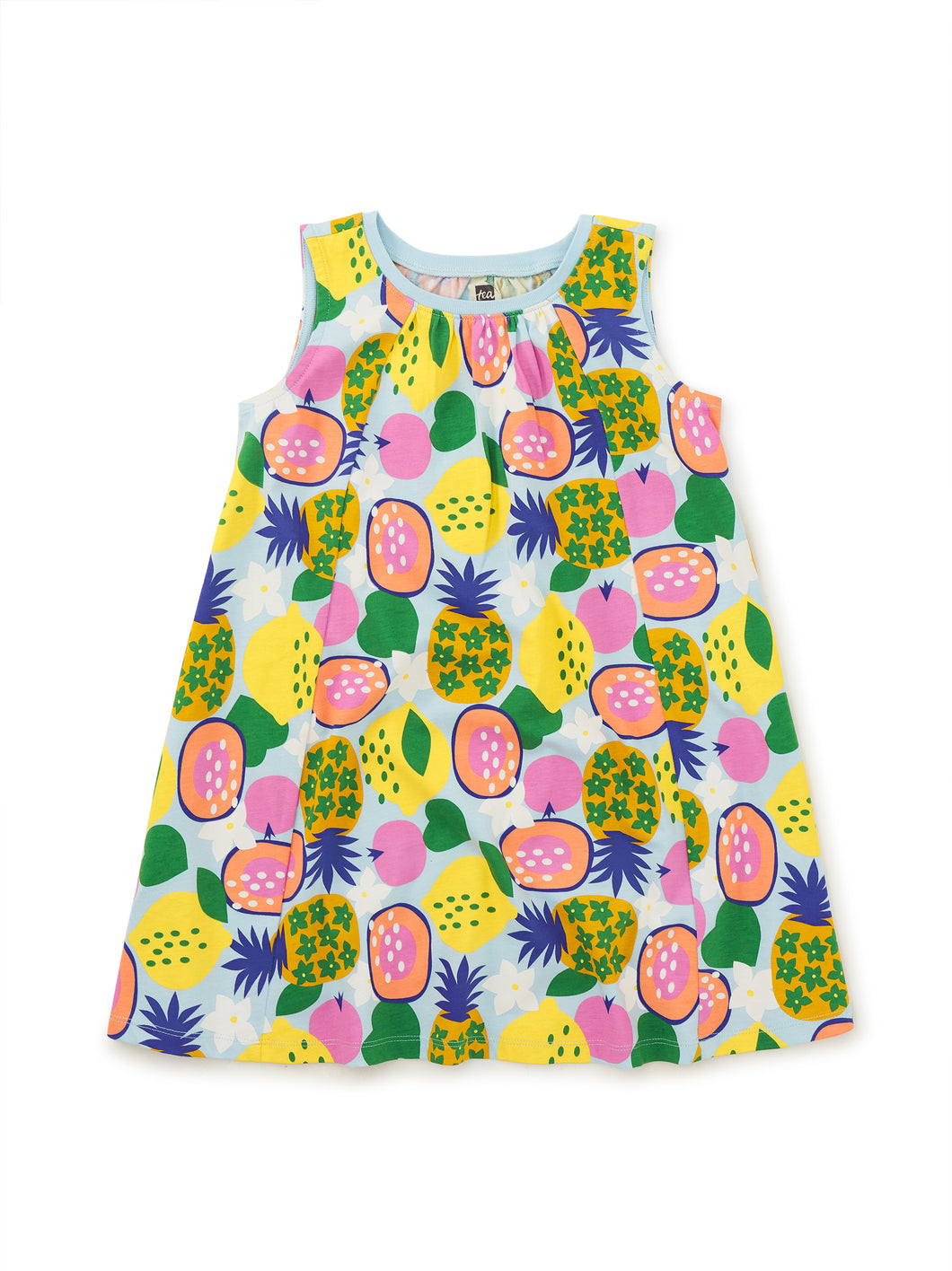 Trapeze Dress Tropical Fruits